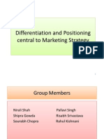 Differentiation and Positioning Central To Marketing Strategy