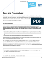 Fees and Financial Aid - TUM