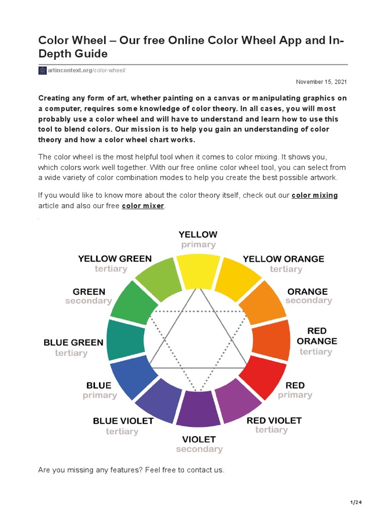 Interactive Complementary Colors Chart Color Wheel Our Free Online
