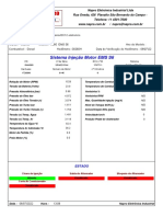 Scania DC12 eletronico relatório de diagnóstico