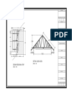Denah Rencana Atap Detail Kuda Kuda: Skala 1: 50
