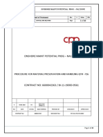 Procedure For Material Preservation and Handling - Ocx