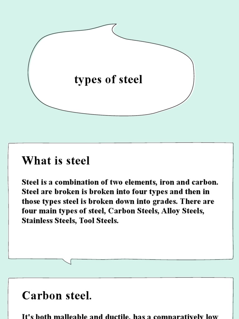 types-of-steel-pdf