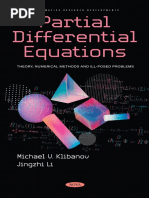 (Mathematics Research Development) Michael v. Klibanov, Jingzhi Li - Partial Differential Equations - Theory, Numerical Methods and Ill-Posed Problems-Nova Science Publishers (2022)