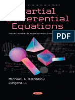 (Mathematics Research Development) Michael v. Klibanov, Jingzhi Li - Partial Differential Equations - Theory, Numerical Methods and Ill-Posed Problems-Nova Science Publishers (2022)