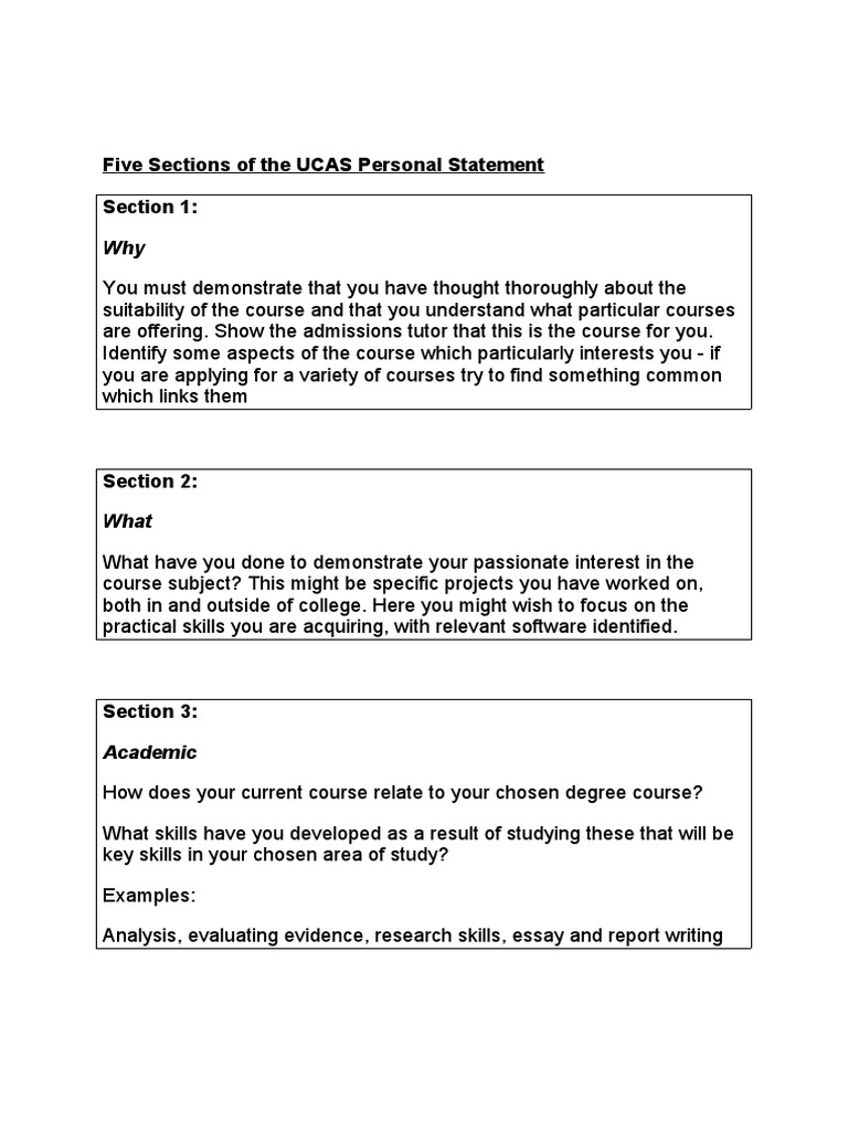 five-sections-of-ucas-personal-statement-pdf