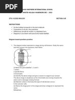 10 Icse Biology Holiday Homework