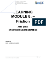 Module 8 - Friction