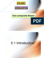 Non-composite Beam Design