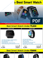 Smart Watch List Amazon by Tech Guide
