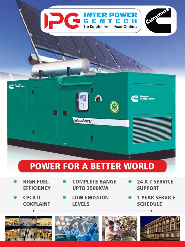 Cummins DG Brochure PDF