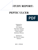 Case Study Report (Peptic Ulcer) Group 1