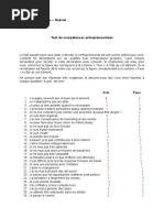 Administration des Affaires Test 2022