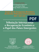 Anais IX Congresso Internacional 2022 - Tributação Internacional e Recuperação Economica - Papel Dos Paises Emergentes