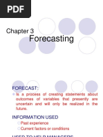 3 Forecasting