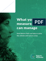 What You Can Measure, You Can Manage - How Naturetech Can Help Us Solve The Climate and Nature Crises