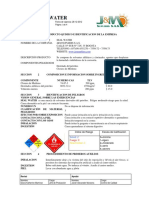 MSDS Seal Water