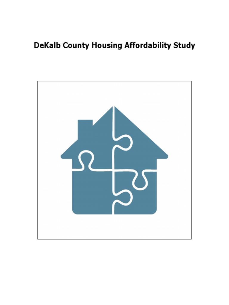 DeKalb County Housing Affordability Study PDF Section 8 (Housing