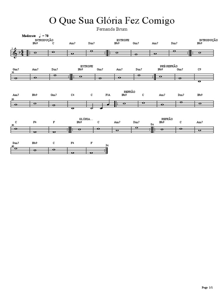 O Que Sua Glória Fez Comigo Pdf