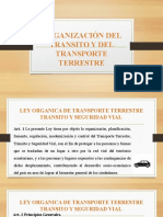 Organización Del Transito y Del Transporte Terrestre