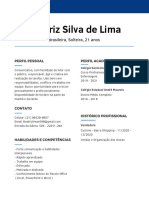 Jovem brasileira busca oportunidade de crescimento pessoal e profissional