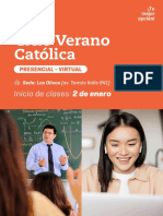 Brochure Ciclo Verano Católica