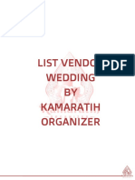 List Vendor Wedding Blitar