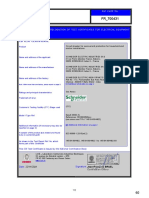 IEC 60898-1 CB Test Certificate for Schneider Electric Easy9 Circuit Breaker