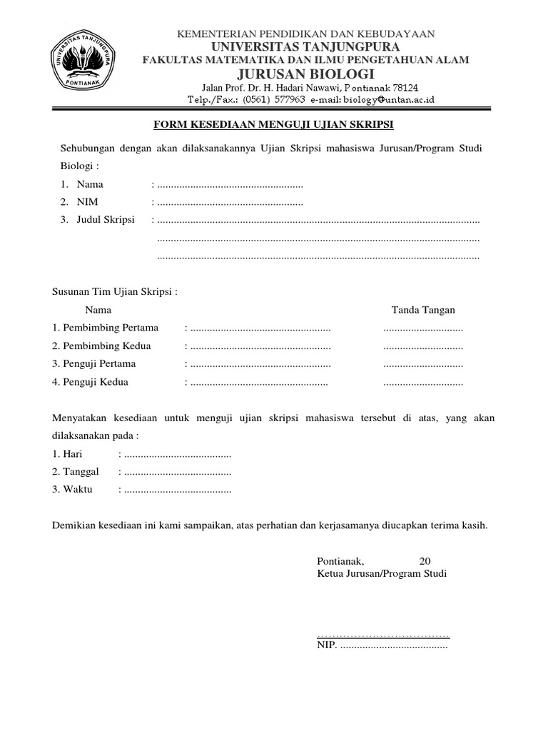 Form Kesediaan Menguji SD | PDF | Karier & Perkembangan