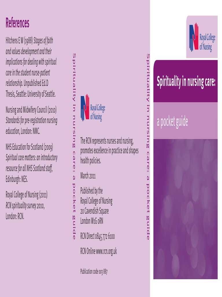 Spirituality in Nursing Care Guide | PDF | Nursing | Spirituality