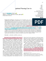 C - The Invisibility of Spiritual Nursing Care in - 2020