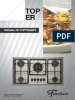 Manual de instruções Fischer fogão cooktop