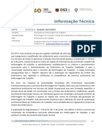 pnsoc informação técnica de formação em enfermagem do trabalho