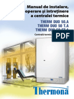 TH001007 - Therm DUO 50 T.A, Manual Utilizare, Instalare, Intretinere