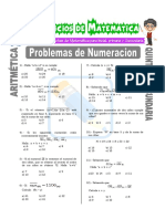 Problemas de Numeracion para Quinto de Secundaria