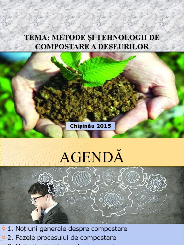Metode Și Tehnologii de Compostare A Deșeurilor | PDF