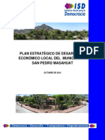 Diagnóstico Del Potencial Económico de San Pedro Masahuat