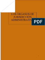 Los Órganos de Jurisdicción Administrativa