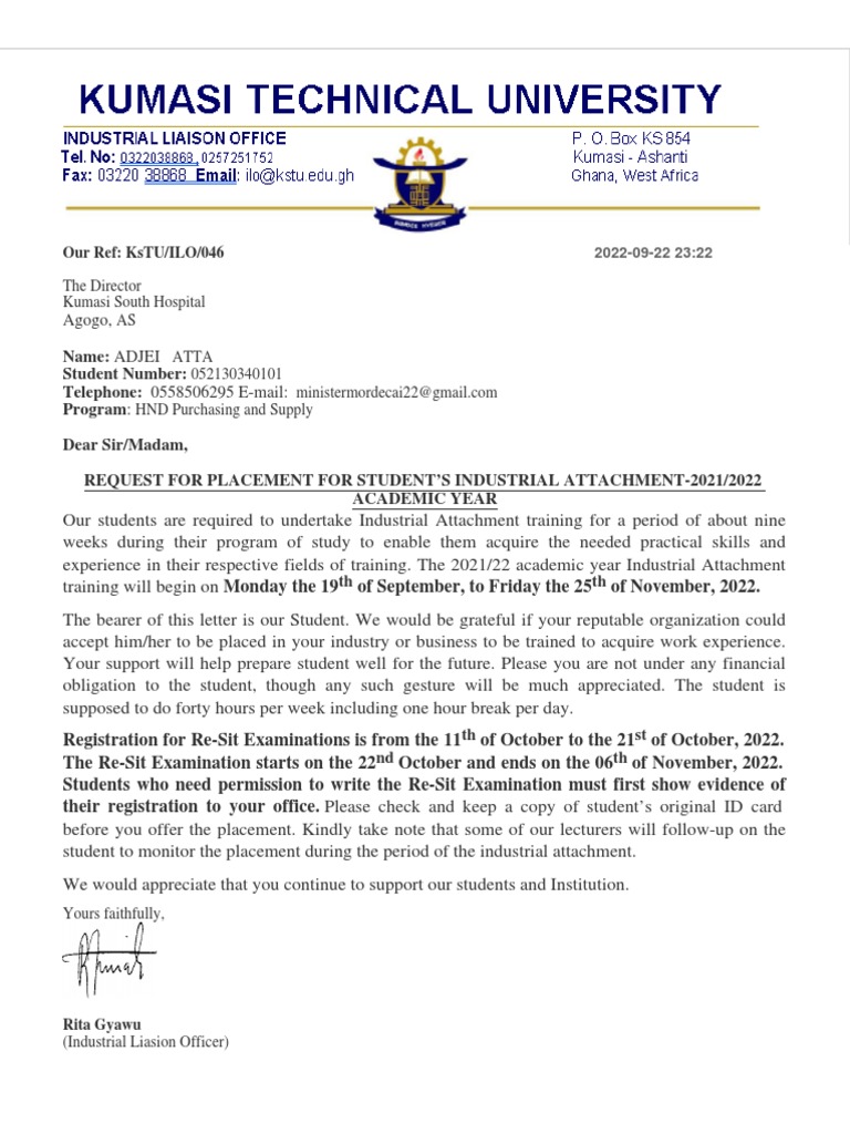 Attachment Letter PDF