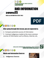 M5 - Media and Information Sources