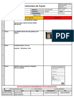 Instruction de Travail Emballage - Bouchon