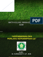 OPTIMASI KEPEMIMPINAN