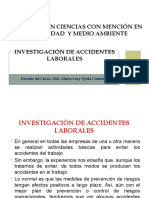 Presentación Nº4 Investigacion de Accidentes