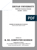 B.sc-computer-Science 2017 2018 Syllabus