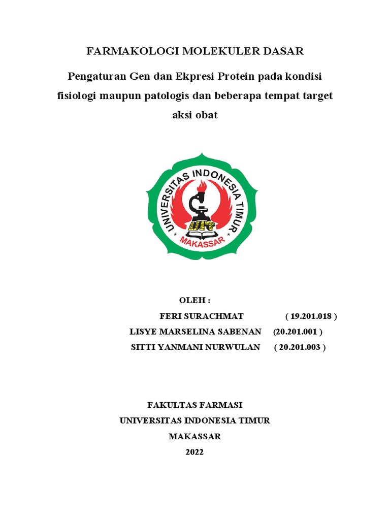 Pengaturan Gen dan Ekspresi Protein Obat | PDF | Sains & Matematika