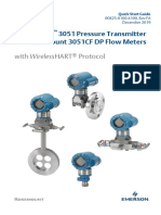 Quick Start Guide Rosemount 3051 Pressure Transmitter Rosemount 3051cf DP Flow Meters Wirelesshart Protocol en 89800