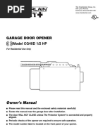 Chamberlain Cg40d 1 2 HP