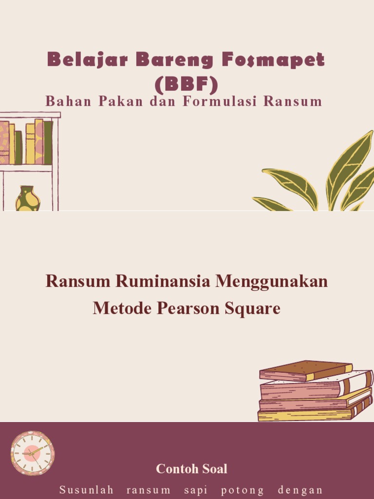 Ransum Ruminansia dan Non-Ruminansia | PDF