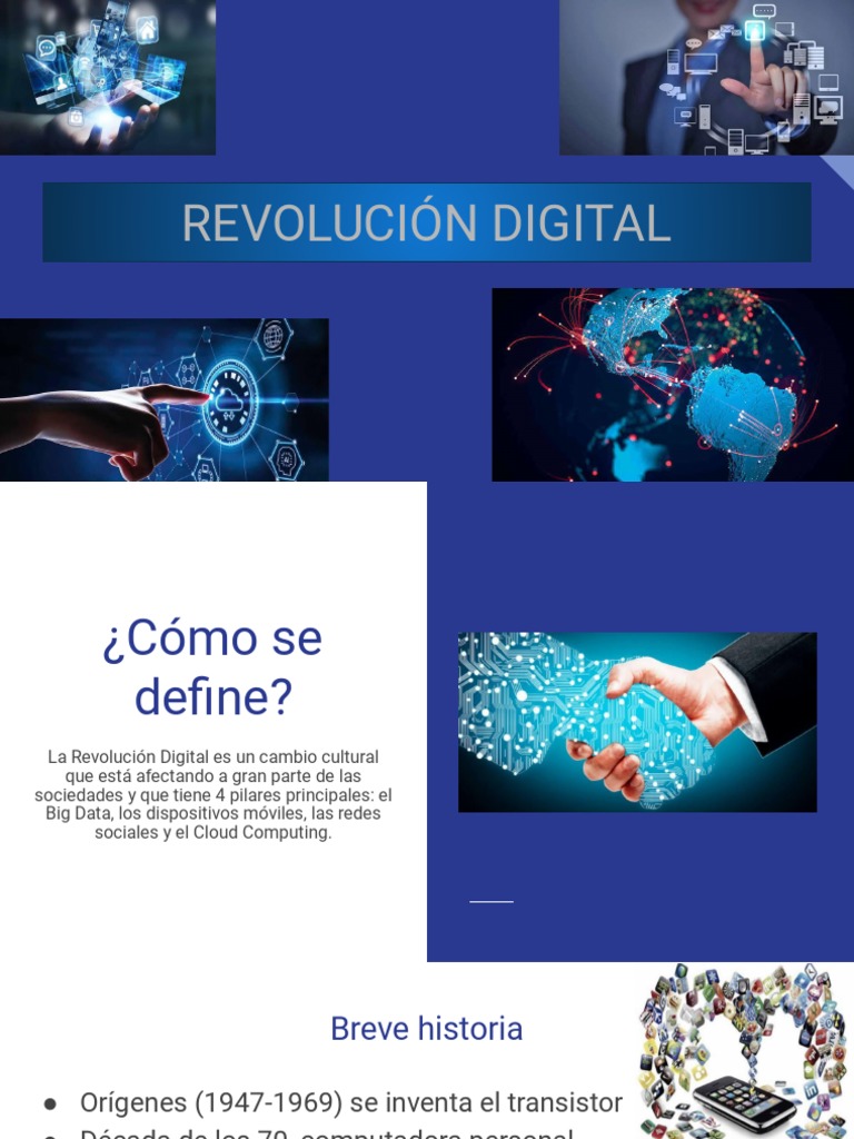 Revolución Digital y Revolución 4.0 | PDF | Teléfonos móviles | Big Data