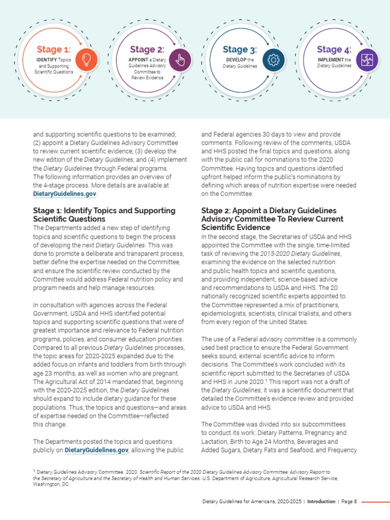 WHAT ARE THE DIETARY GUIDELINES FOR AMERICANS DESIGNED TO DO visual data 3